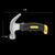 Stubby Claw Hammer Drop Forged Steel All Purpose Rubber Grip 8Oz Small Area