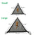 2x Reptile Hammock for Small Large Bearded Dragon Lizard Reptile Snakes Black - Small