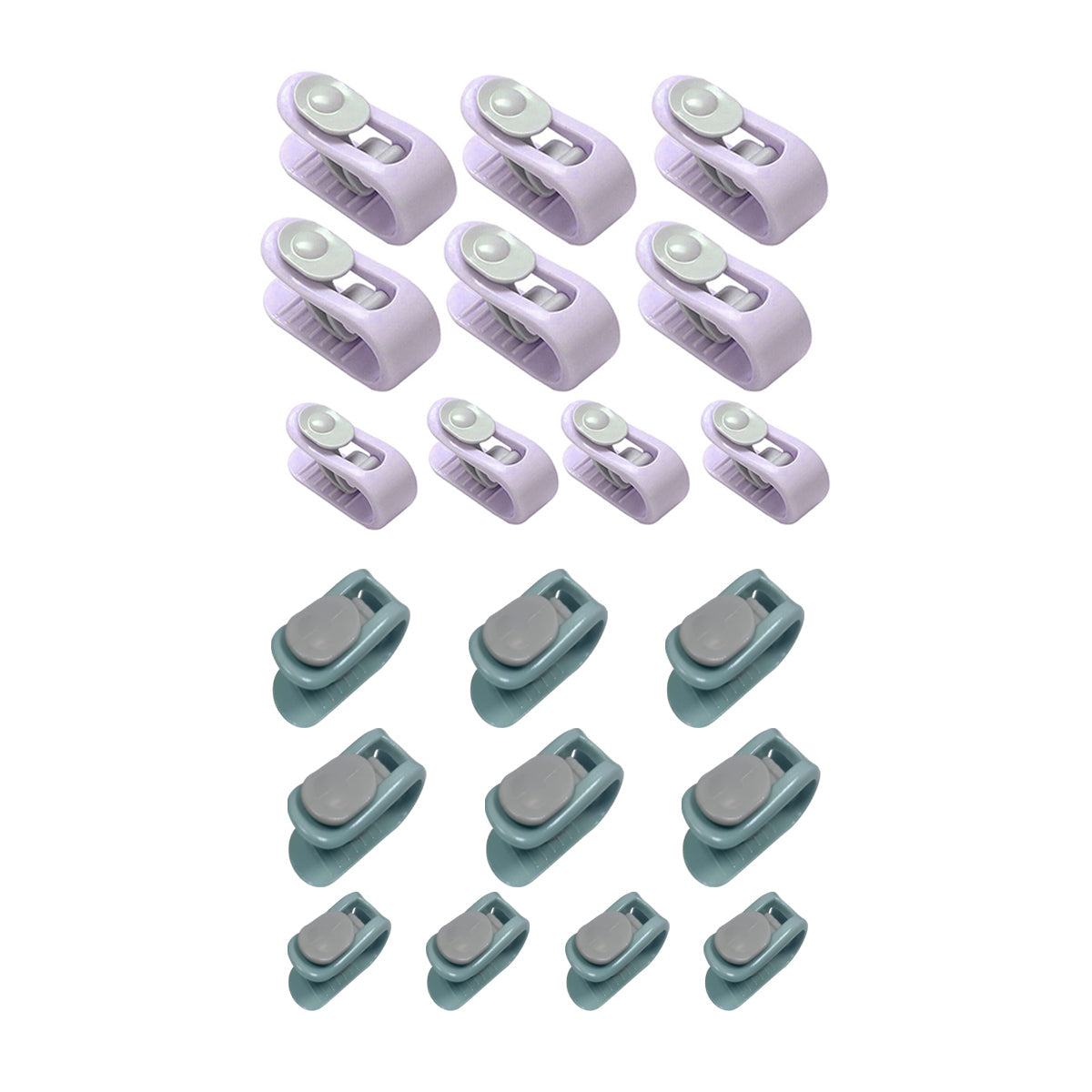 10/20pcs Quilt Retainer Cover Clips Invisible Needle-Free Thumb Buckle Bedding - Pink+Green-20PCS