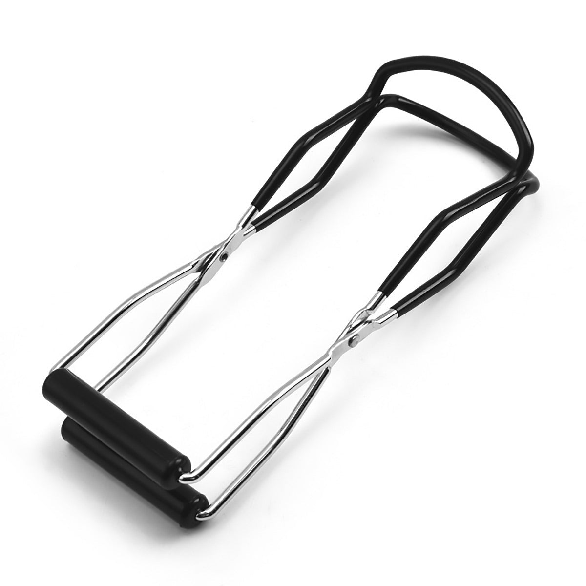 Stainless Steel Canning Jar Lifter Anti-Slip Lifting Tongs Gripper Anti-scalding - Red