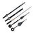 12Pcs Wall Clock Quartz Movement Motor Mechanism Long Spindle Hands Repair Kit