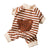Cute Bear Striped Dog Home Clothes Cat Pet Outfit Cozy Animal Pajamas for Pets - Navy blue - XL
