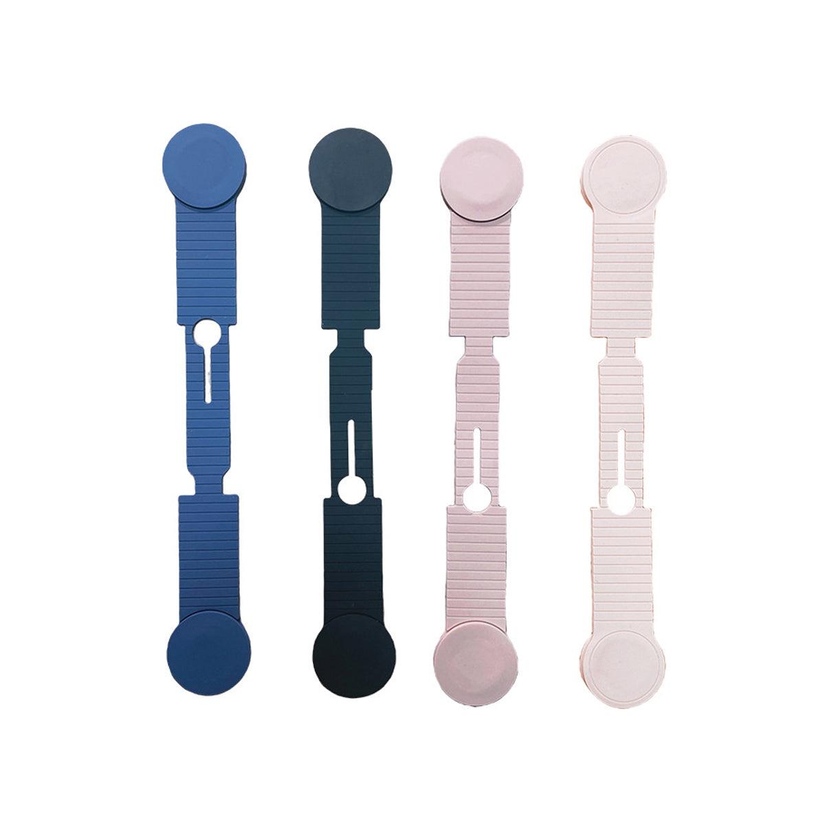 Silicone Magnetic Clothing Clip Travel Sun Hat Backpack Handbag Storage Magnet - Blue