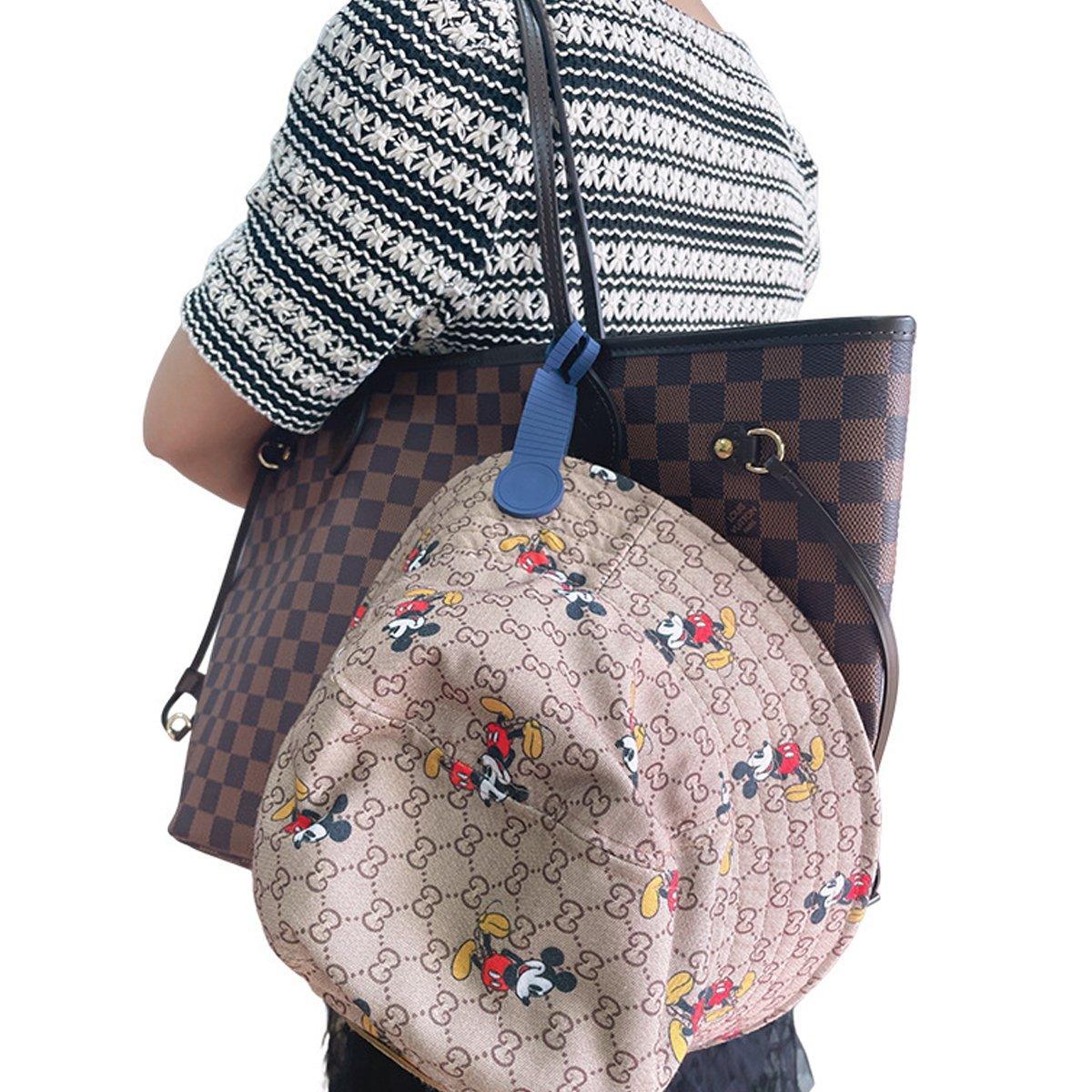 Silicone Magnetic Clothing Clip Travel Sun Hat Backpack Handbag Storage Magnet - Grey