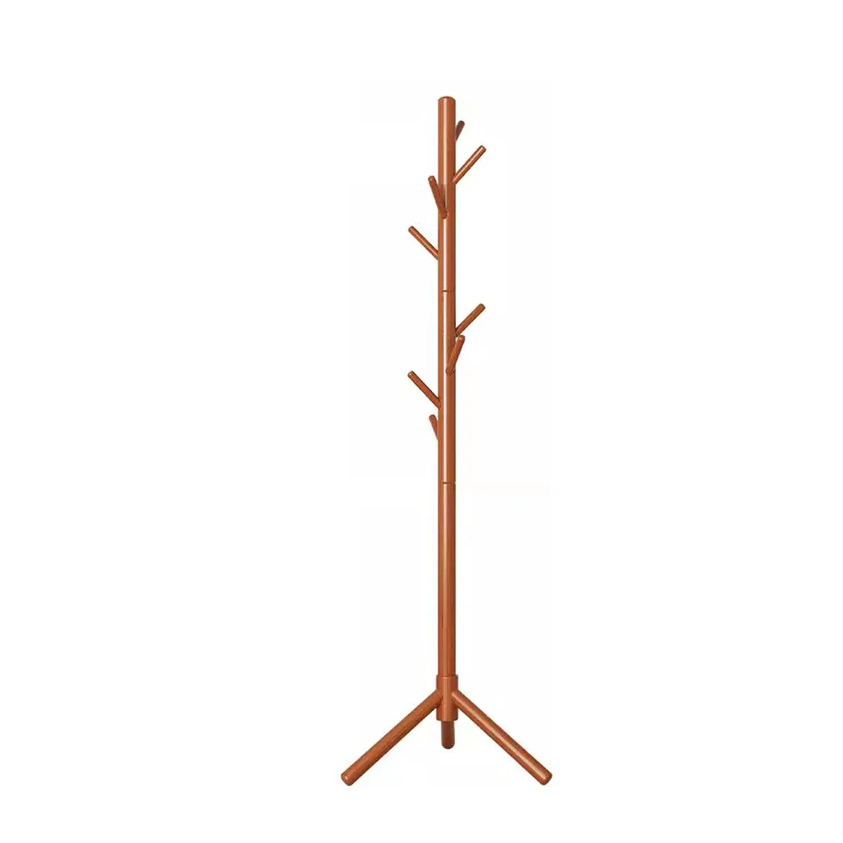 Coat Rack Hat Bag Stand Tree Clothes Hanger Umbrella Holder 8 Hooks Organizers