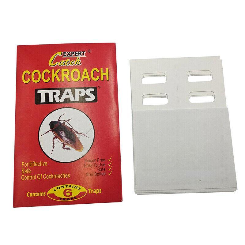 18Pcs /3 Pack Cockroach Bait Sticky Glue Cockroaches Insect Bug Pest Au