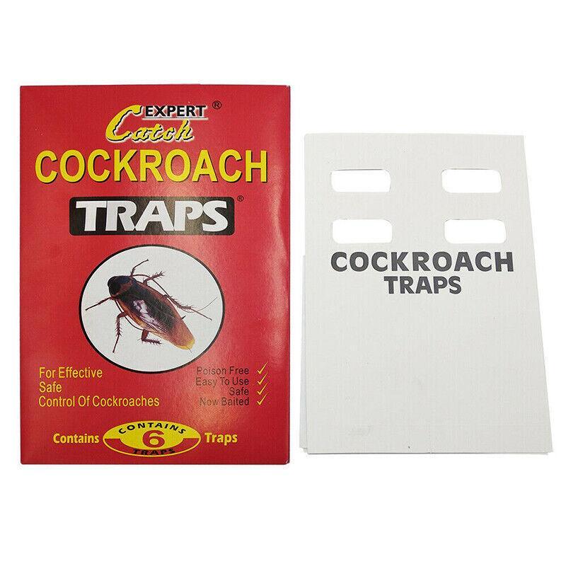 18Pcs /3 Pack Cockroach Bait Sticky Glue Cockroaches Insect Bug Pest Au