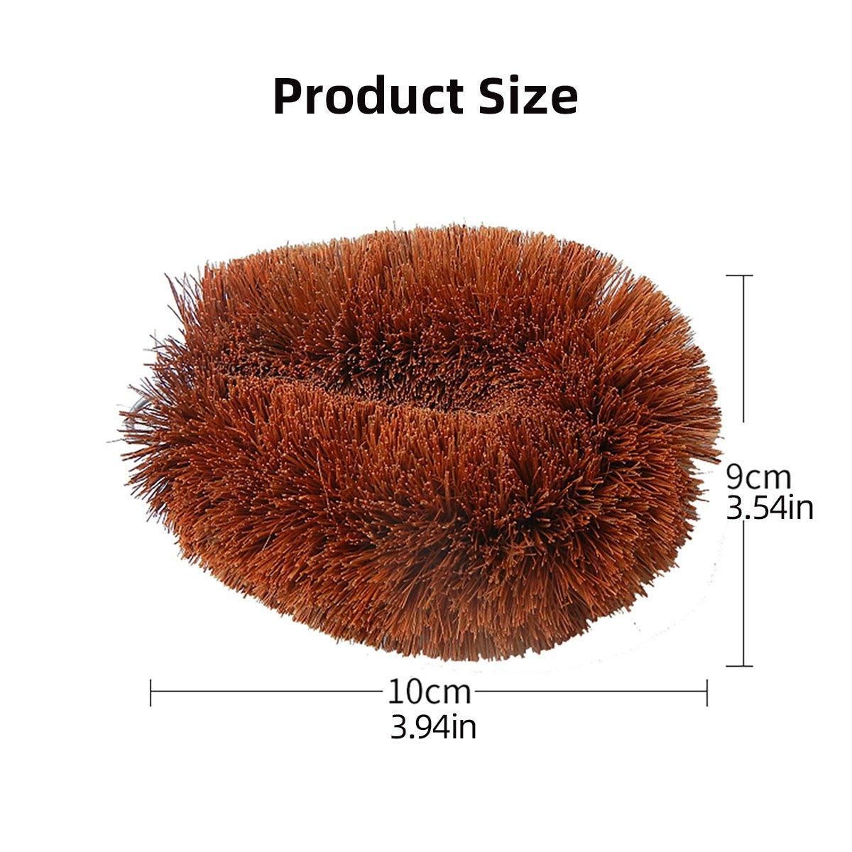 3PCS Kitchen Dish Cleaning Brushes Soft Bristle Degreasing Pot Scrubber Brush