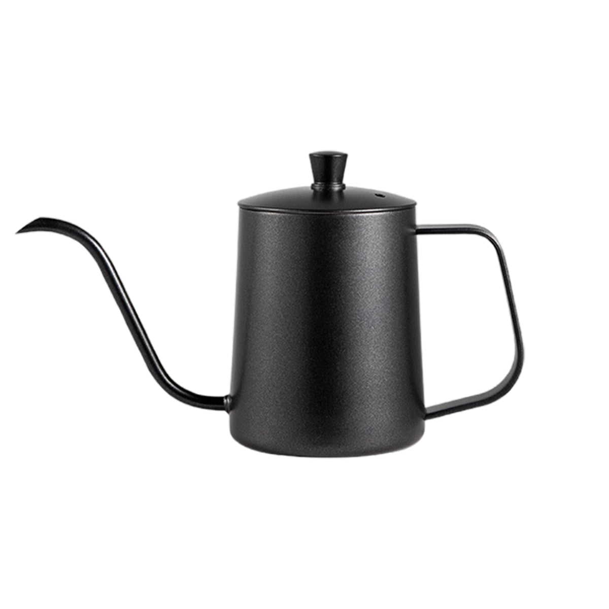 Hand Drip Coffee Pot Stainless Steel Fine Spout Hanging Ear Filter Cup Kettle - Silver