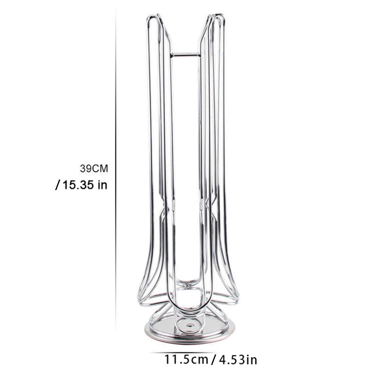 24 Coffee Capsule Holder Rack Storage Stand Pod Display Organizer Shelf Kitchen