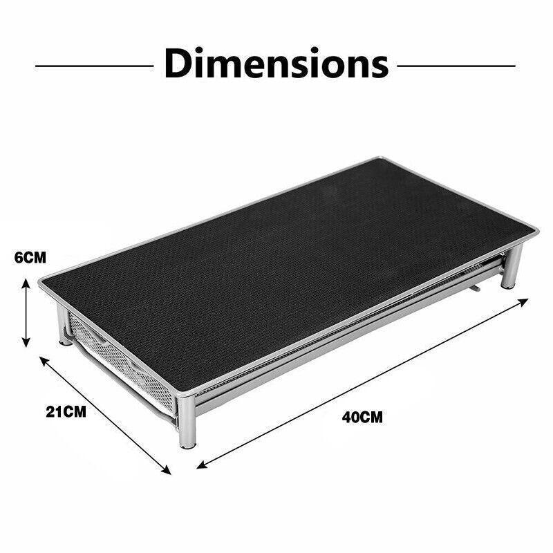 Coffee Capsule Drawer Holder for 40 Nespresso Pods with Non-Slip Top Rack