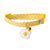 Adjustable Pet Collar with Buckle and Bell for Kitten and Dog Wearable Accessory - Green