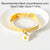 Adjustable Pet Collar with Buckle and Bell for Kitten and Dog Wearable Accessory - Yellow