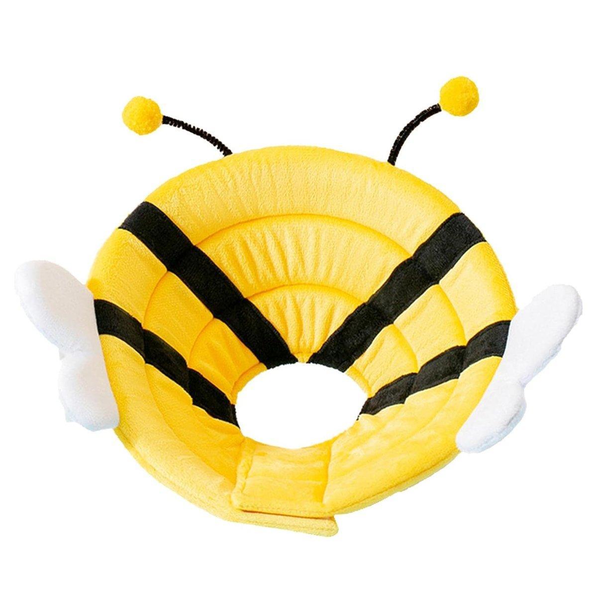 Elizabeth Circle Cat Sterilization Collar Anti-Licking Pet Scarf for Cat and Dog - Yellow Bee-S