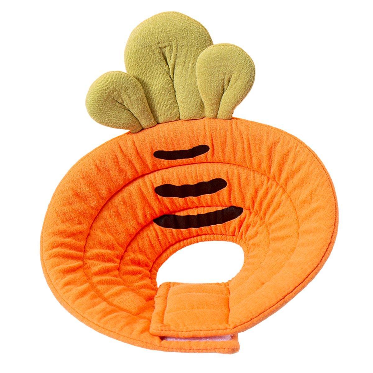 Elizabeth Circle Cat Sterilization Collar Anti-Licking Pet Scarf for Cat and Dog - Yellow Bee-S