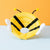 Elizabeth Circle Cat Sterilization Collar Anti-Licking Pet Scarf for Cat and Dog - Yellow Bee-XL