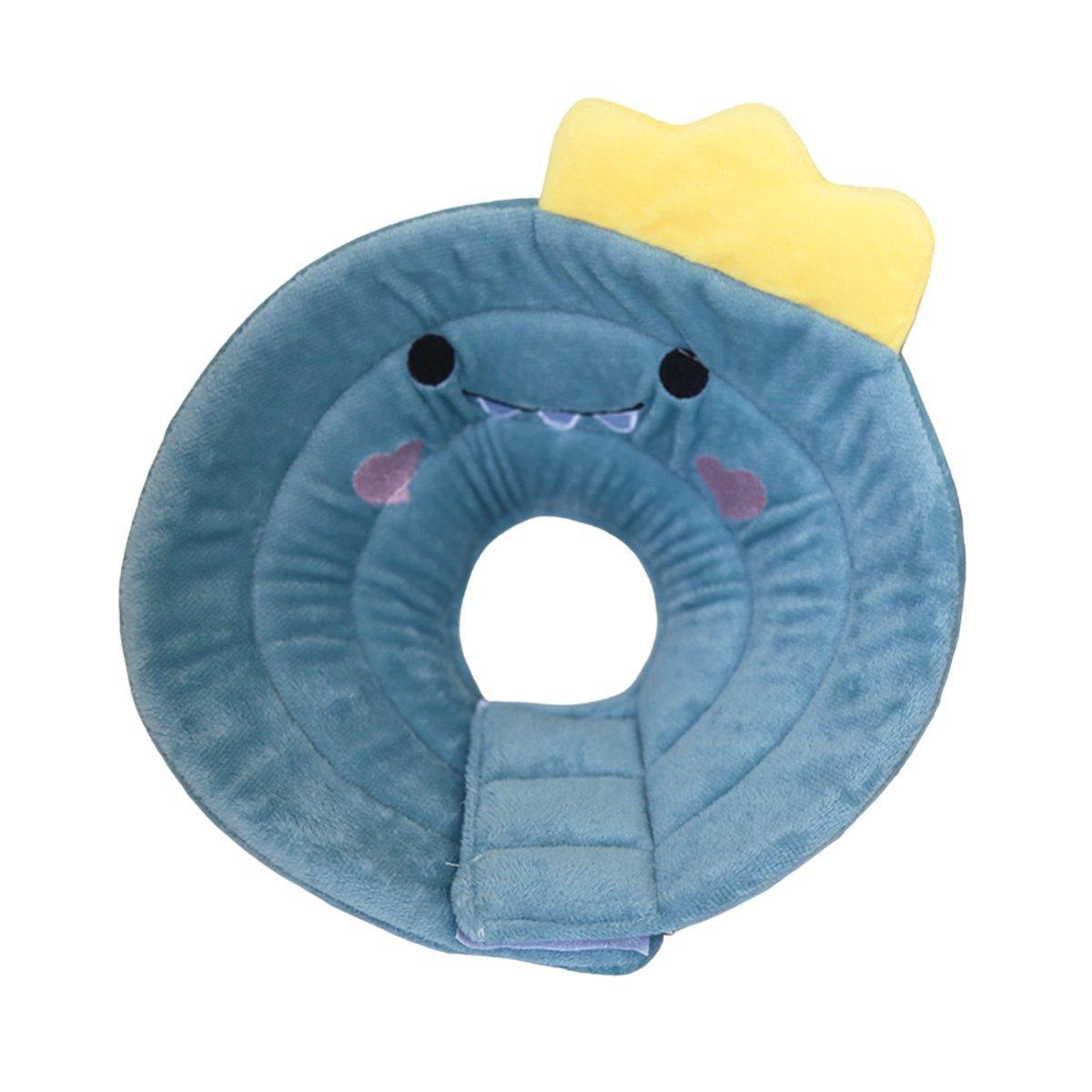 Elizabeth Circle Cat Sterilization Collar Anti-Licking Pet Scarf for Cat and Dog - Dinosaur-S
