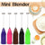 Electric Kitchen Mini Foamer Milk Frother Egg Beater Stirrer Whisk Mixer Tool - Coffee