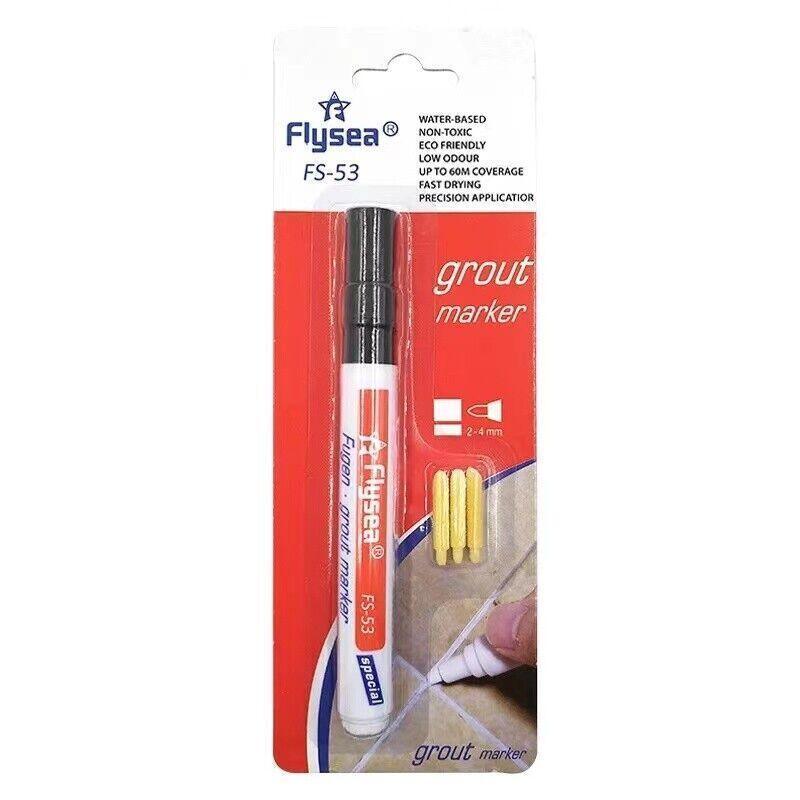 Tile Styling Pen Bathroom Floor Waterproof And Mildew Grout Marker Repair Pens - Dark Grey