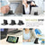 Universal Foldable Tablet and Phone Stand Adjustable Portable Desk Holder - Green