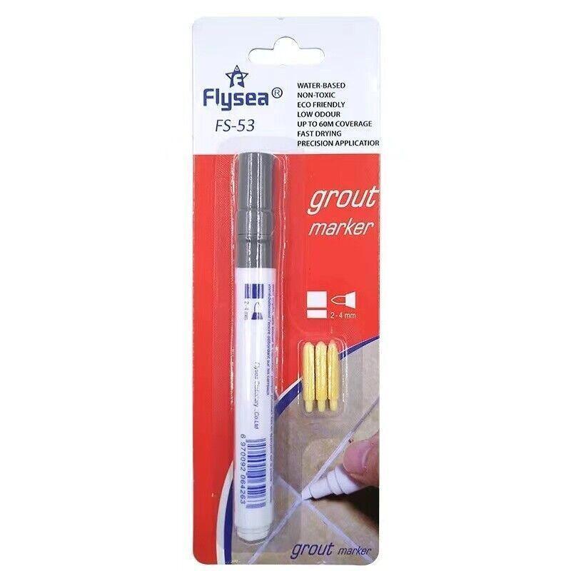 Tile Styling Pen Bathroom Floor Waterproof And Mildew Grout Marker Repair Pens - Grey