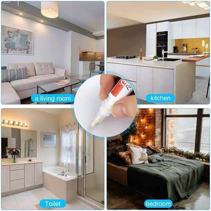 Tile Styling Pen Bathroom Floor Waterproof And Mildew Grout Marker Repair Pens - Khaki