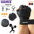 L Size Weight Lifting Gloves Gym Bodybuilding Fitness Workout Cycling Crossfit Men - One Pair Grey