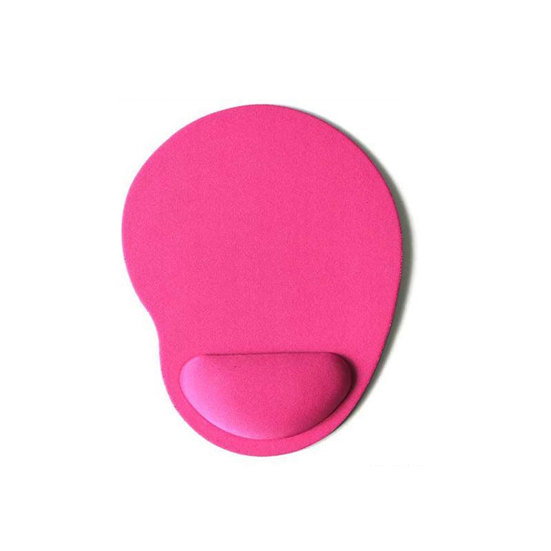Comfort Mouse Pad with Built In Wrist Support Non Slip Ergonomic Mice Mat - Pink