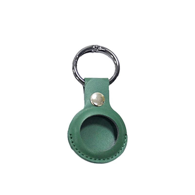 For Apple Airtag Leather Case Cover Air Tag Keychain Holder Sleeve Shell Tracker - Red