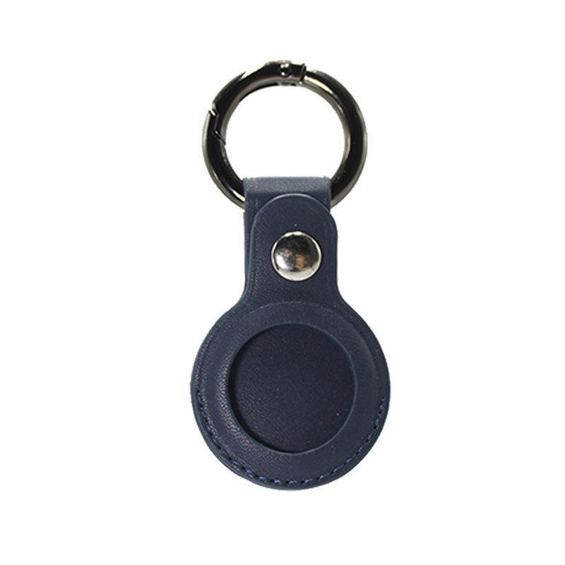 For Apple Airtag Leather Case Cover Air Tag Keychain Holder Sleeve Shell Tracker - Red