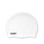 Aolikes Silicone Swimming Cap Waterproof Unisex Swim Hat for Men and Women - White