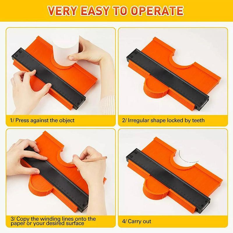 10inch Contour Duplicator for Tiling Laminate or Edge Profiling