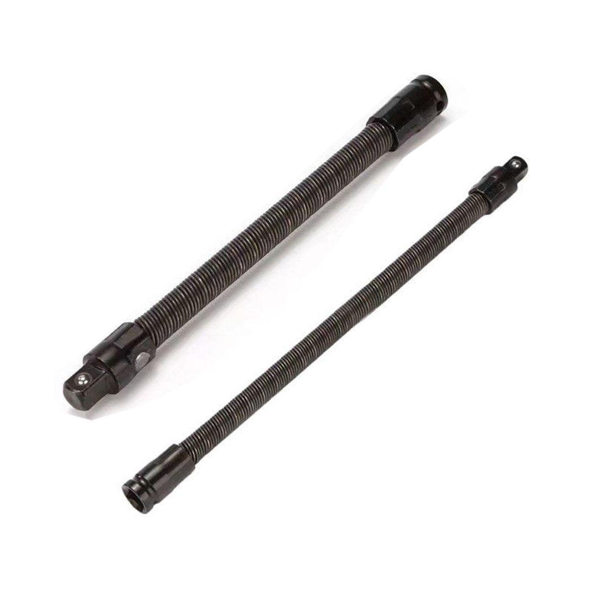 4pcs Electric Wrench Flexible Shaft Coupling Rod Spring Sleeve Universal Tool - 35cm