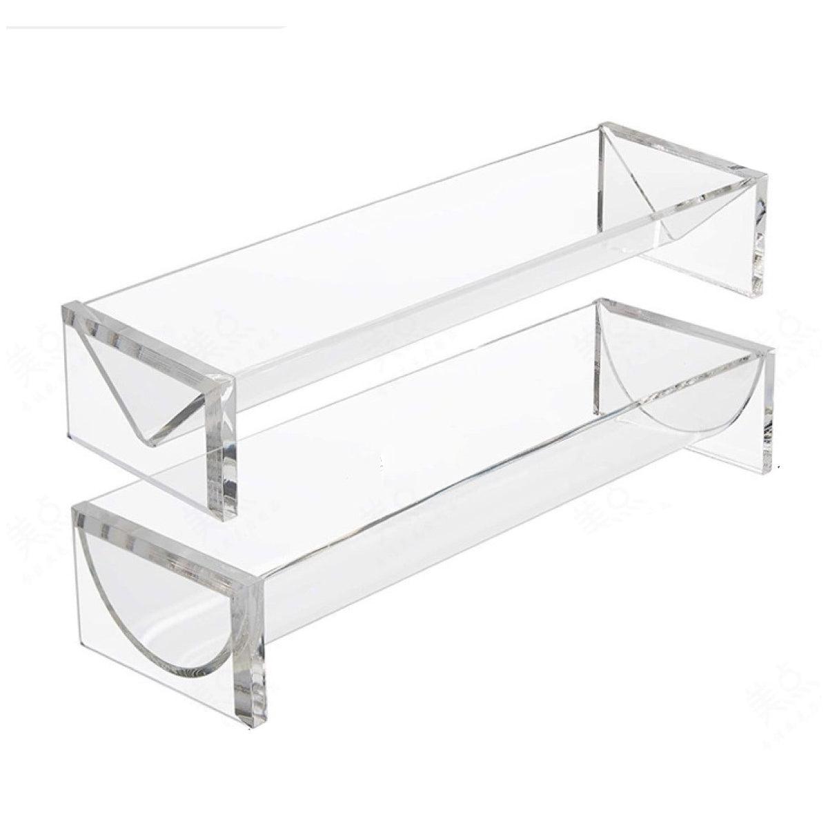 1PC Transparent Rectangular Biscuit Display Rack Food Dessert Wedding Cake Stand