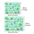 Cooling Ice Mat for Pets Summer Dog and Cat Cooling Pad Comfortable Pet Bed - Green - 50x60cm