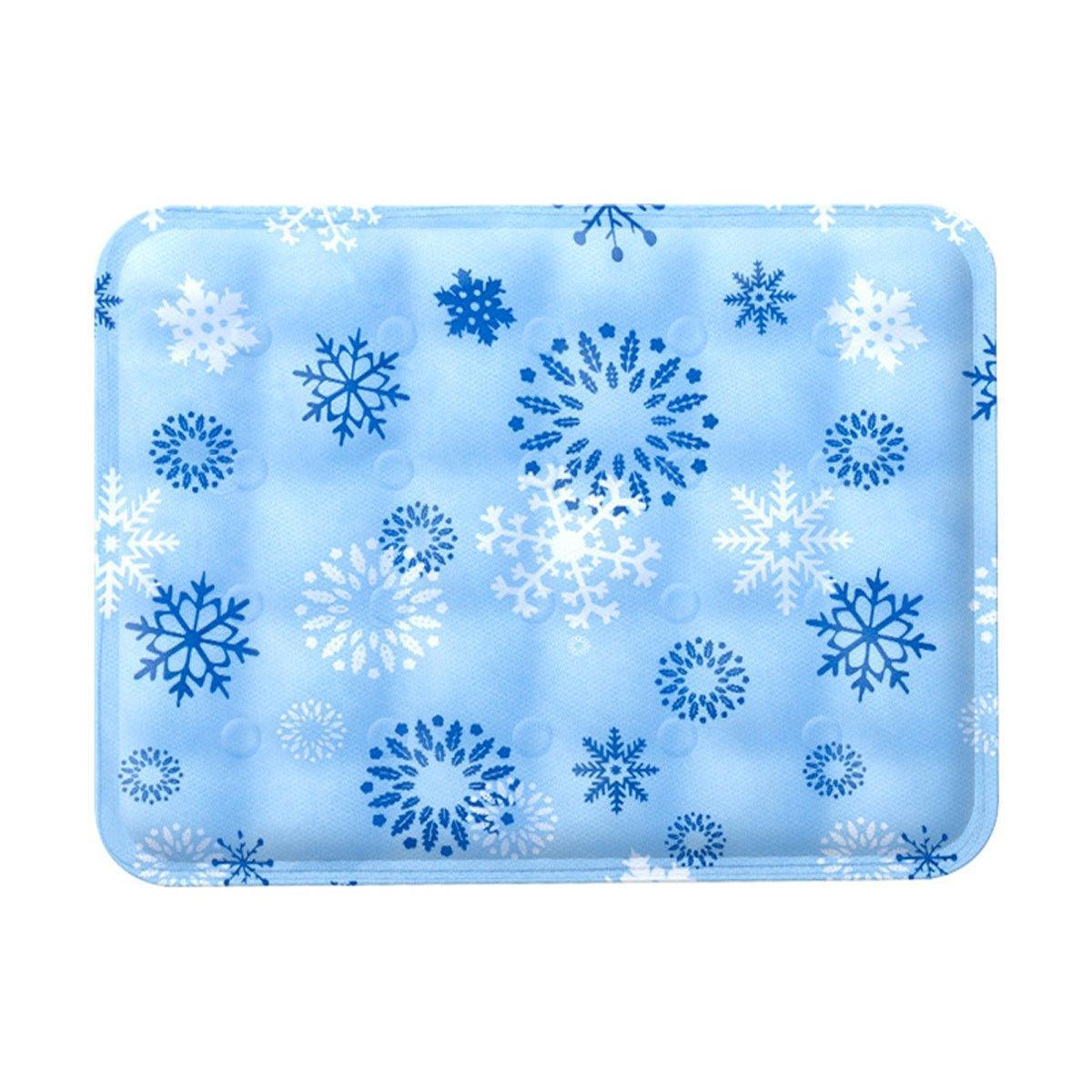 Cooling Ice Mat for Pets Summer Dog and Cat Cooling Pad Comfortable Pet Bed - Green - 50x60cm