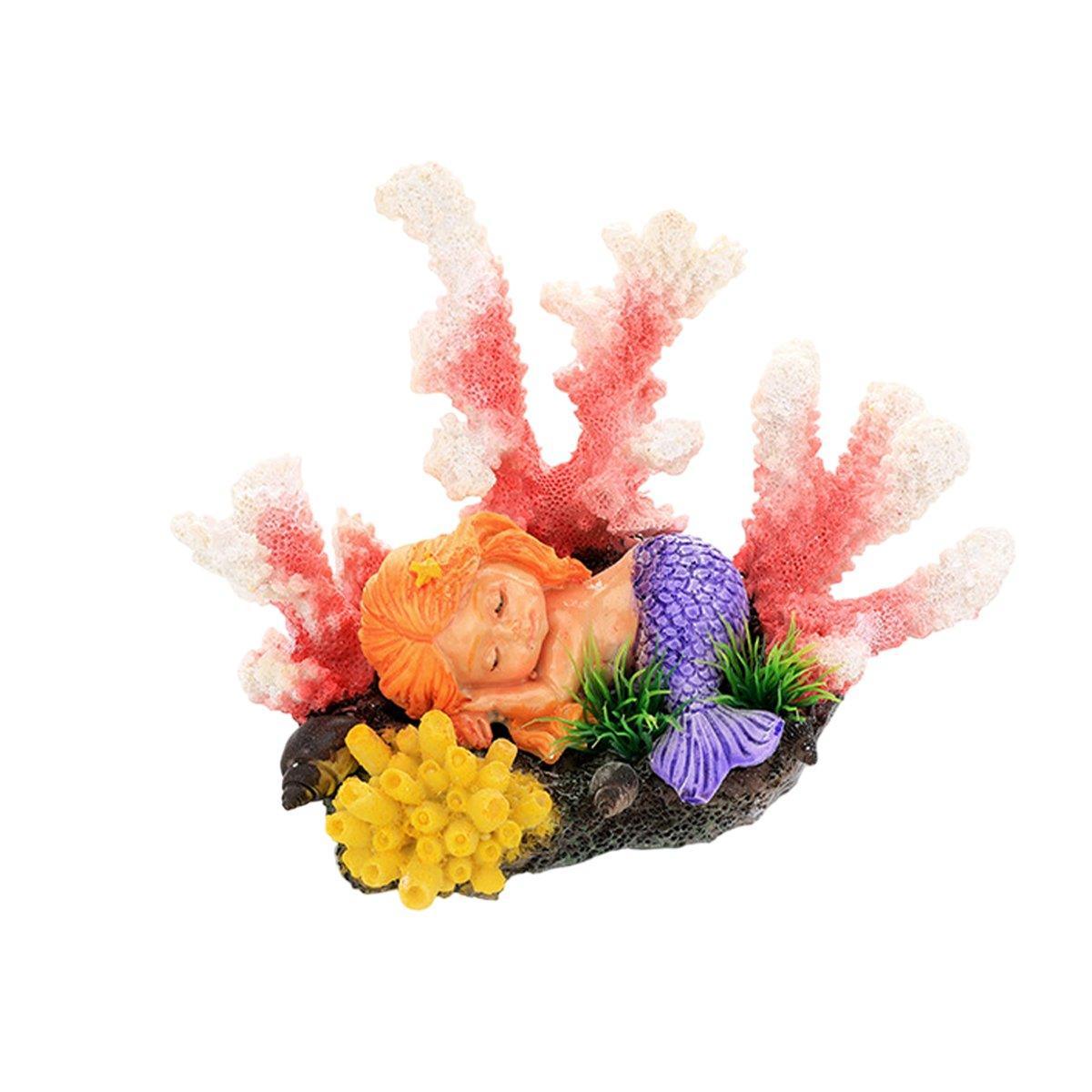Aquarium Resin Coral Decorations for Fish Tank Marine Simulation Micro Landscape - GH1666
