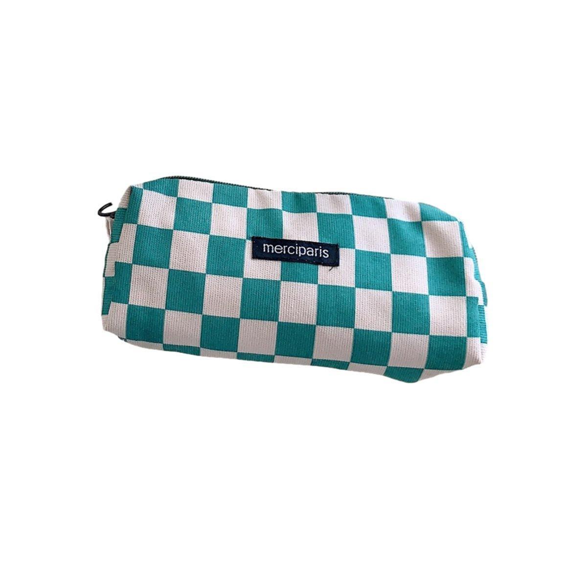 Large Capacity Pencil Case Organiser Bag Stationery Holder School Travel Pouch - Hong Kong Style