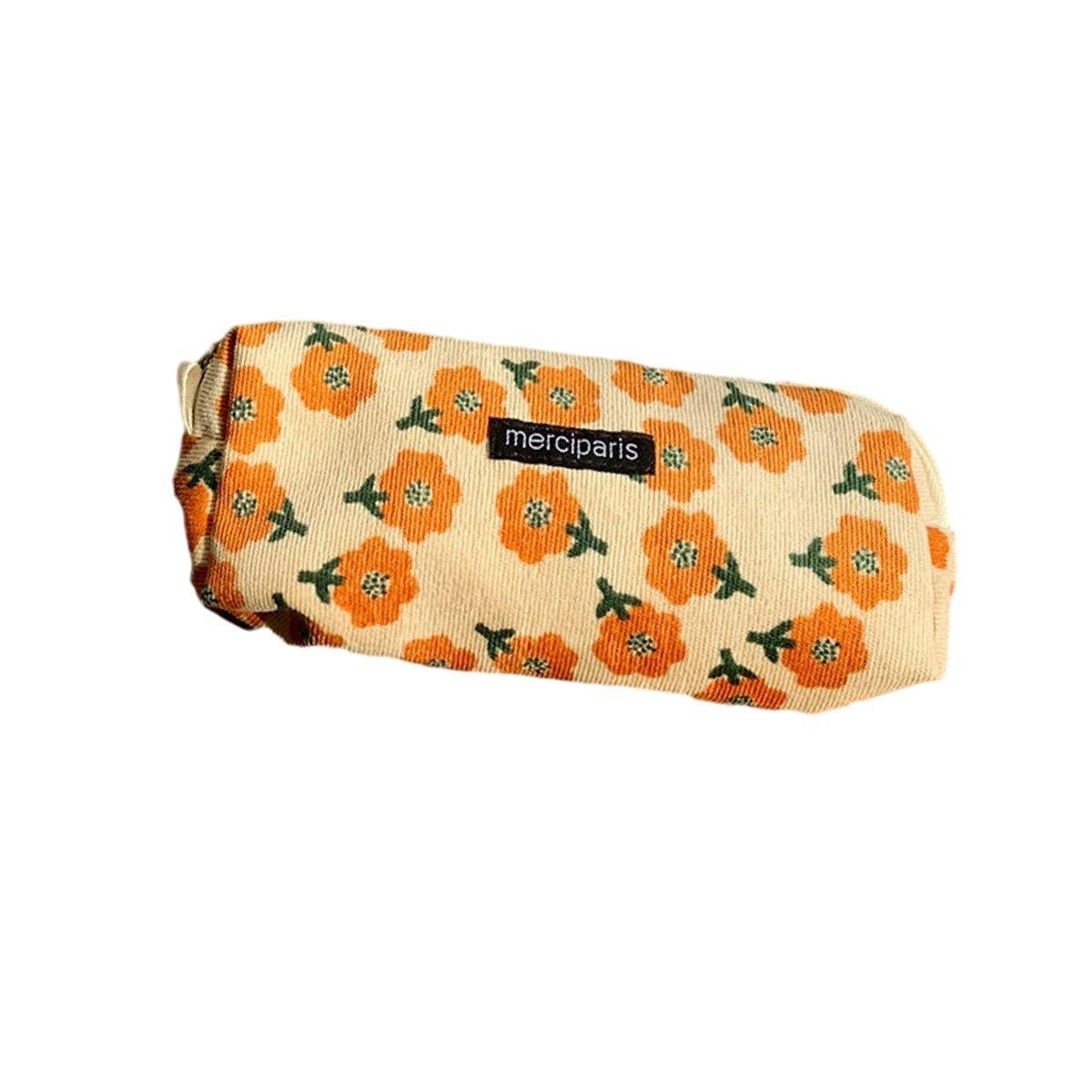 Large Capacity Pencil Case Organiser Bag Stationery Holder School Travel Pouch - Hong Kong Style