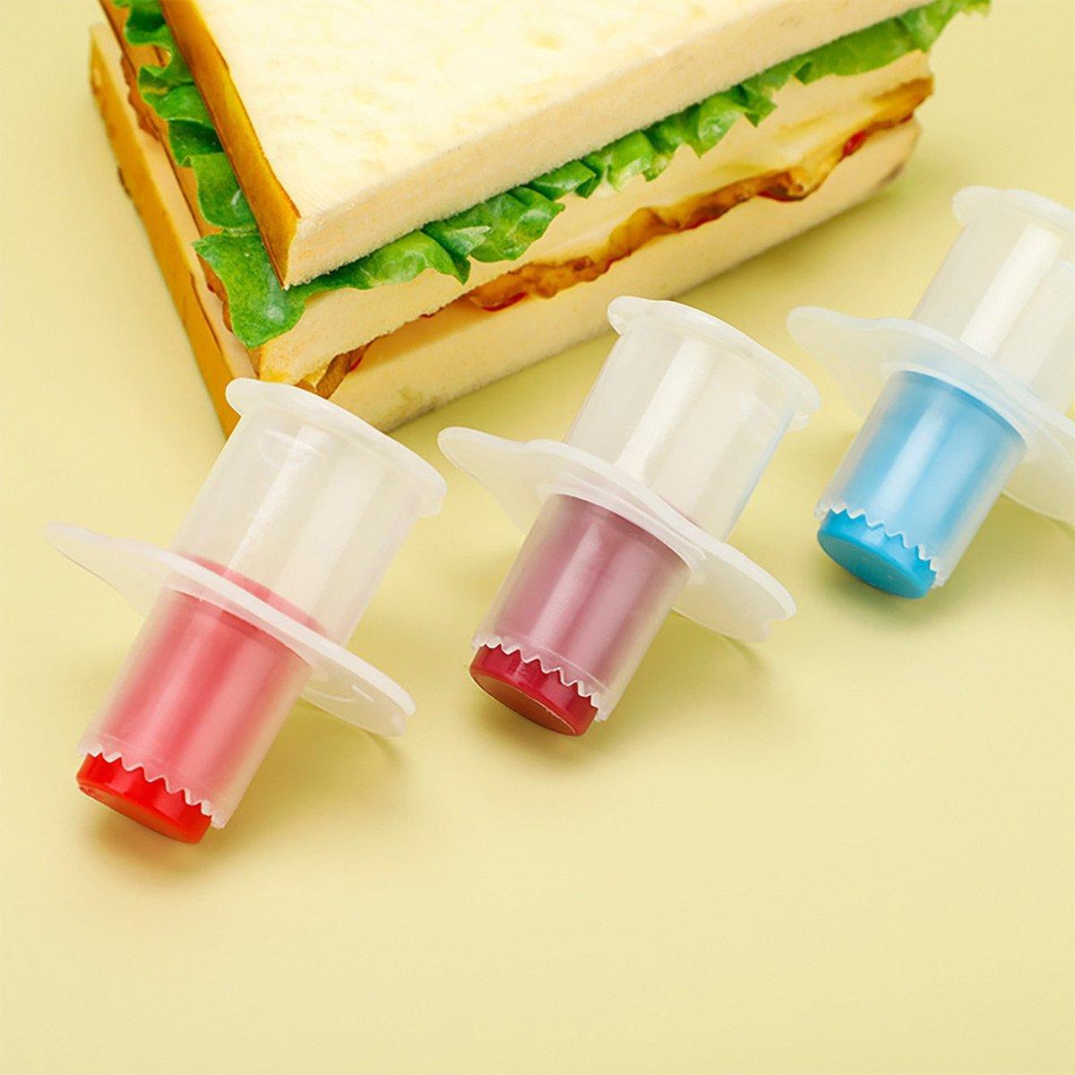 2PCS Eco-Friendly Plastic Paper Cup Cake Corer Pastry Hollowing Tool Easy to Use - Purple