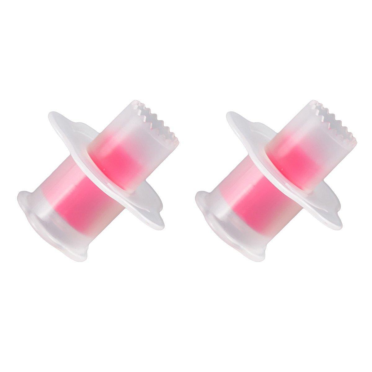 2PCS Eco-Friendly Plastic Paper Cup Cake Corer Pastry Hollowing Tool Easy to Use - Red