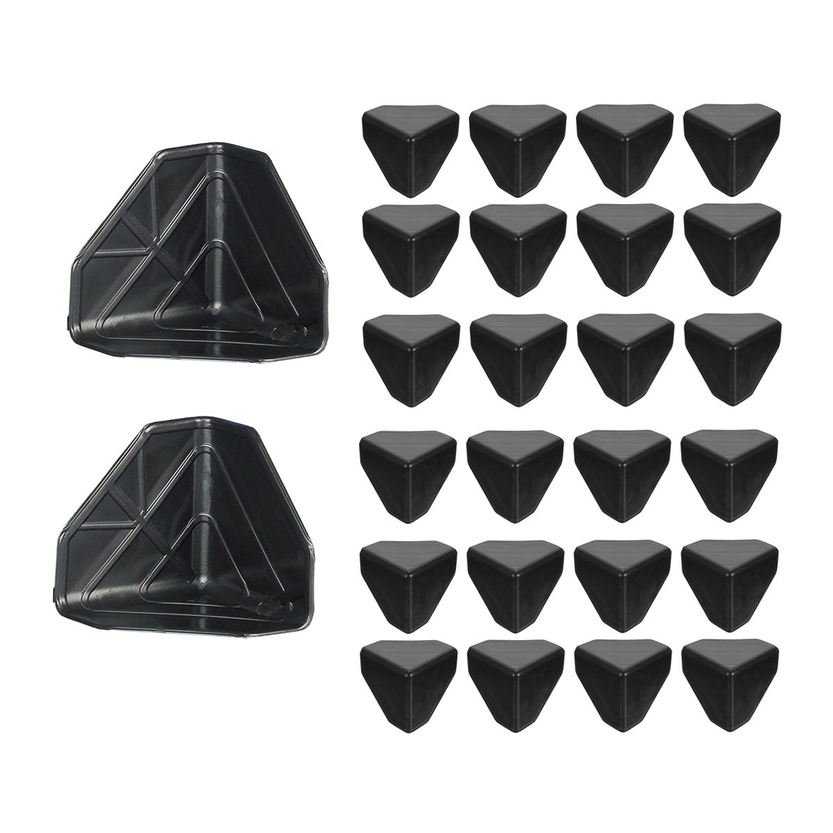 200pcs Plastic Corner Protectors Carton Anti Collision Box Edge Protection Guard