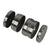 Zinc Alloy 4-Layer Aluminum Herbal Tobacco Herb Grinder Smoke Grinders Gun Black