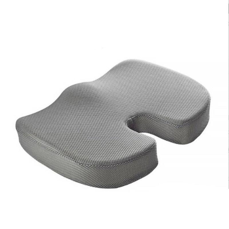 Orthopaedic Memory Foam Seat Cushion Support Back Pain Chair Pillow Car - Coffee