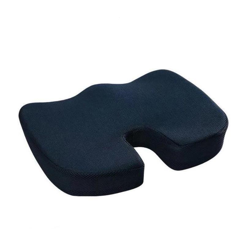 Orthopaedic Memory Foam Seat Cushion Support Back Pain Chair Pillow Car - Grey