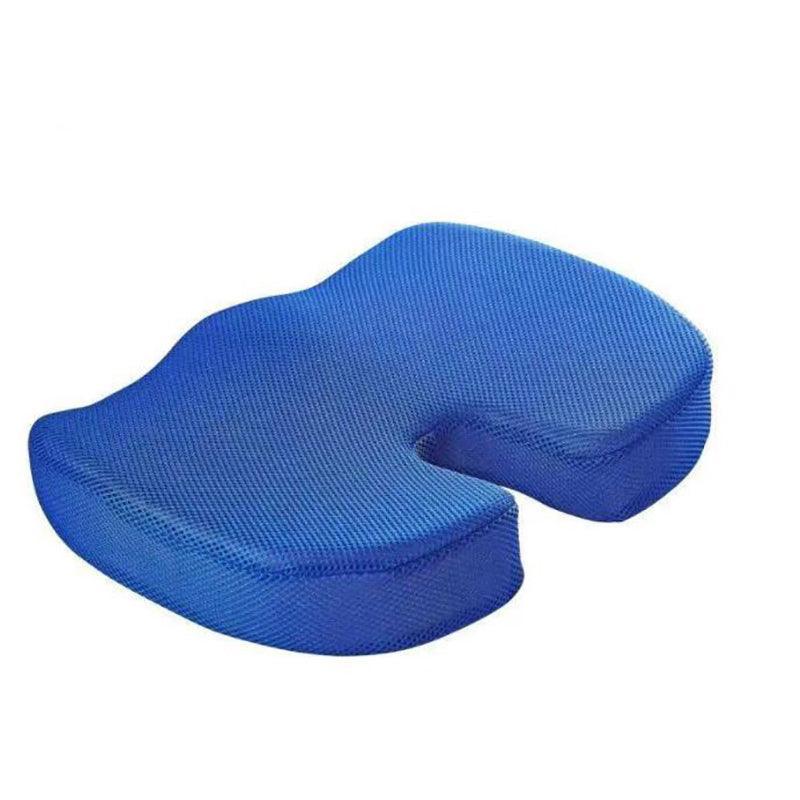 Orthopaedic Memory Foam Seat Cushion Support Back Pain Chair Pillow Car - Navy