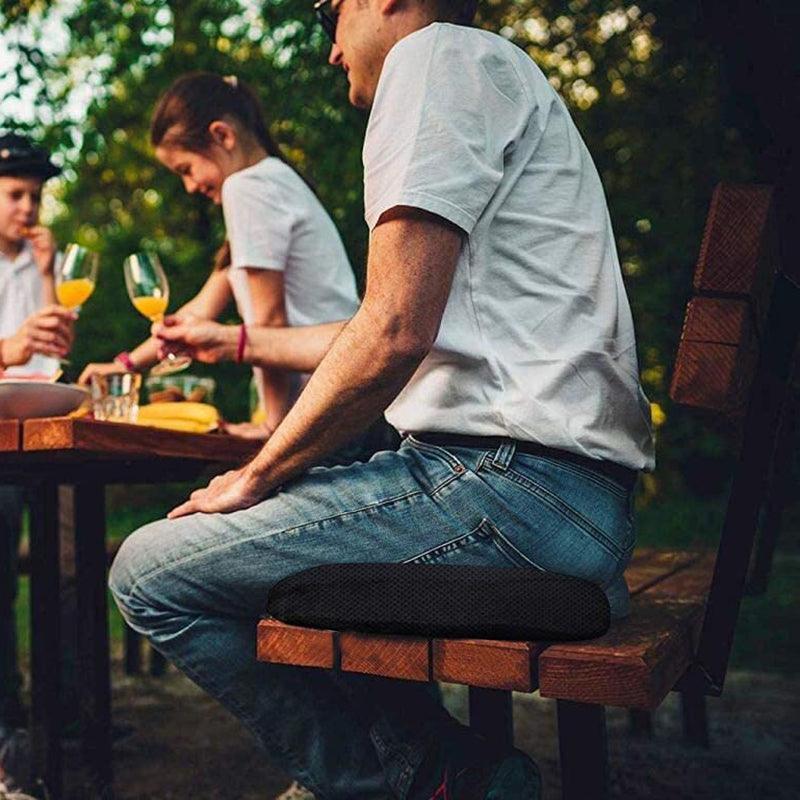 Orthopaedic Memory Foam Seat Cushion Support Back Pain Chair Pillow Car - Purple