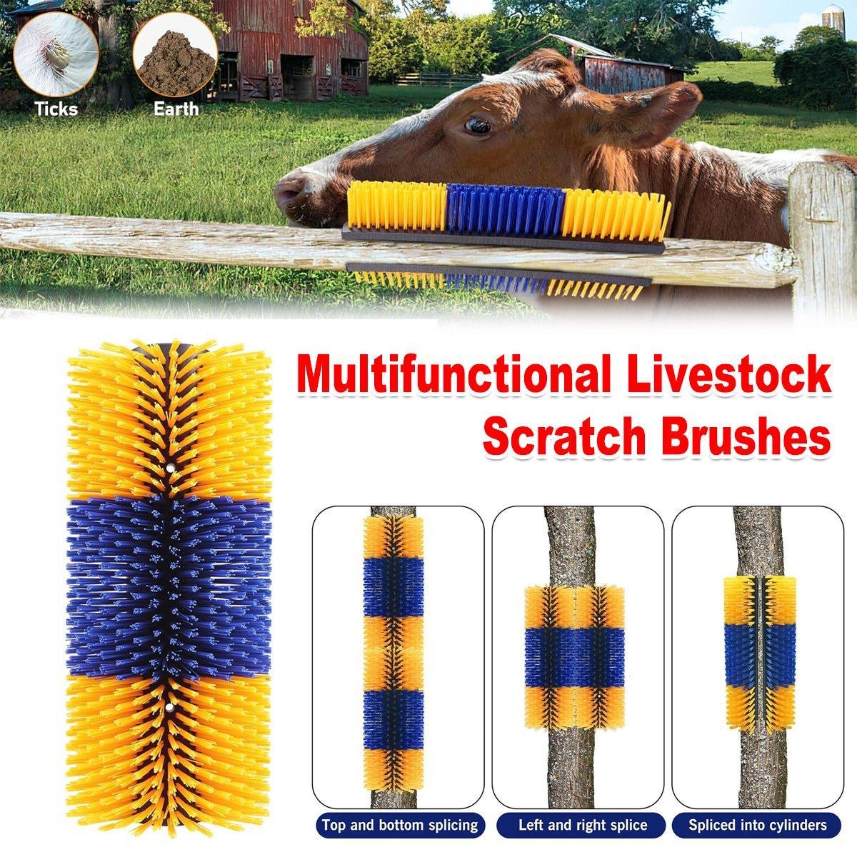 Multifunctional Livestock Brush Massage Scratching and Cleaning Rubbing Brush