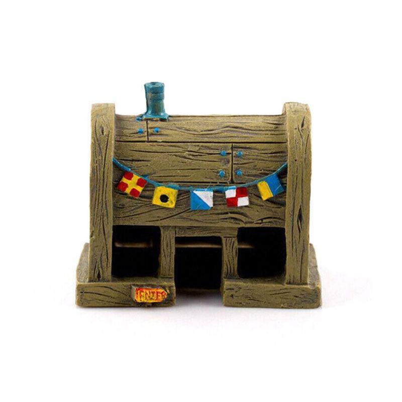 For Alien Spongebob Pineapple House Hole Fish Tank Decoration Aquarium Ornament - Crab Pot
