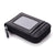 Rfid Blocking Leather Wallet Anti-Theft Credit Card Holder Men Women Coin Purse - Coffee